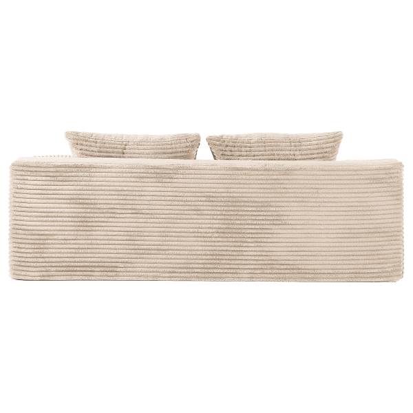 2-Sitzer Sofa YLVA Vakuumverpackt - Cordstoff Vaida: Beige