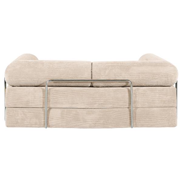 Schlafsofa NJORD Vakuumverpackt - Cordstoff Vaida: Beige