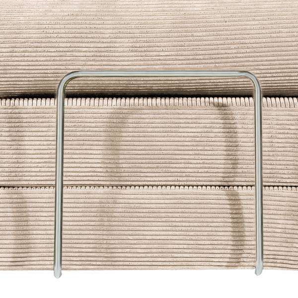 Schlafsofa NJORD Vakuumverpackt - Cordstoff Vaida: Beige