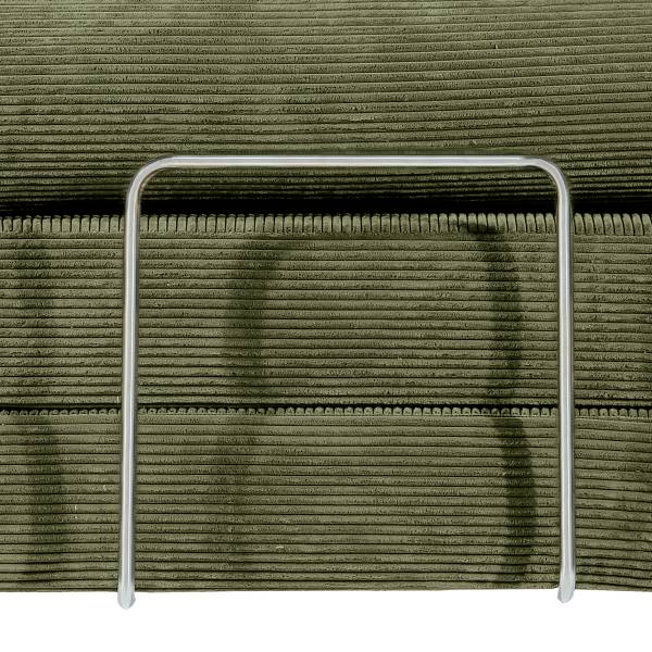 Schlafsofa NJORD Vakuumverpackt - Cordstoff Vaida: Grün