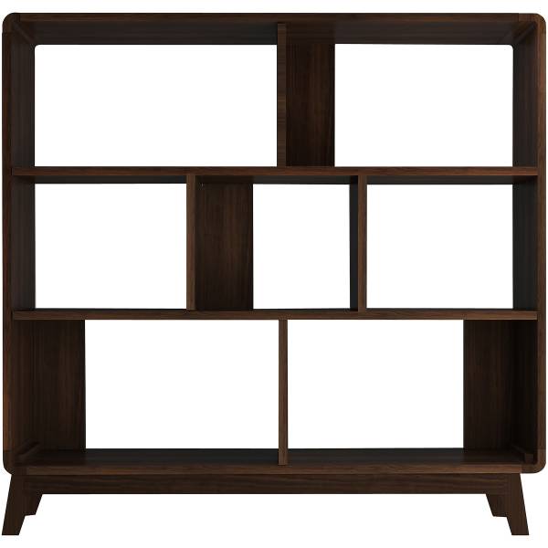 Étagère Kerodi - largeur 122 cm Imitation chêne foncé