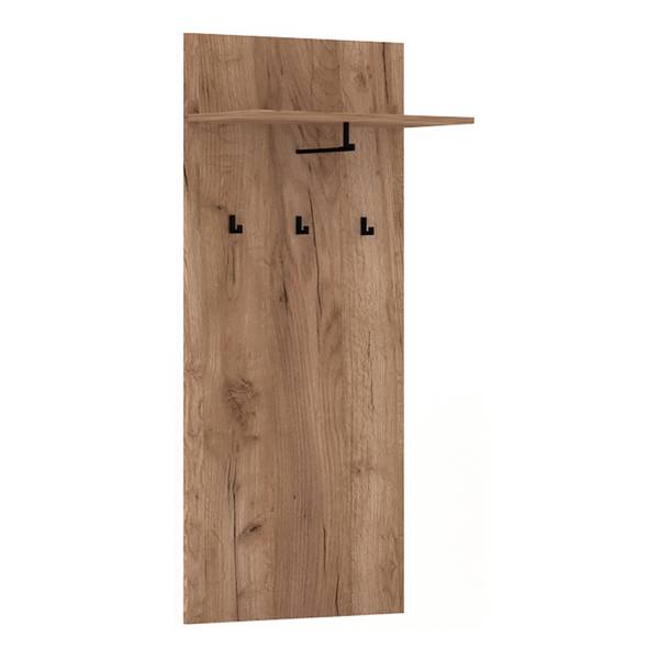 Pannello appendiabiti Boovo Effetto quercia scuro