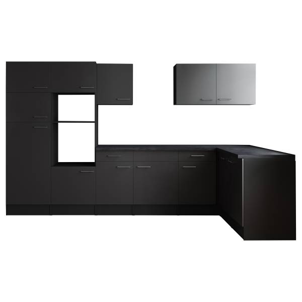 Cuisine premium Oliver 340 cm Gris - Sans électroménager