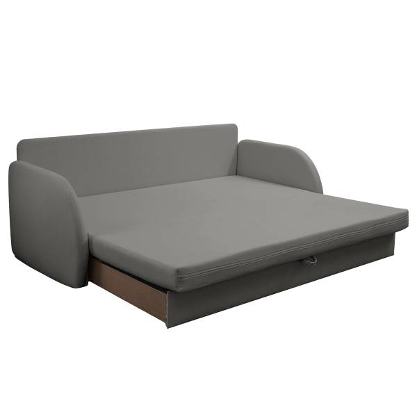 Divano letto Diego Tessuto Nea: grigio scuro