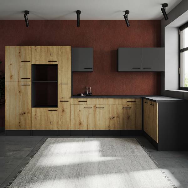 Premium Eck-Küchenzeile Oliver 370 cm kaufen