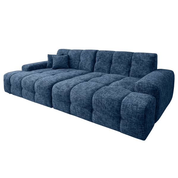 Big-Sofa Dunti Strukturstoff Ruta: Ozeanblau