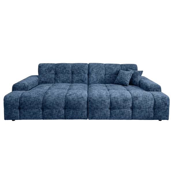 Big-Sofa Dunti Strukturstoff Ruta: Ozeanblau