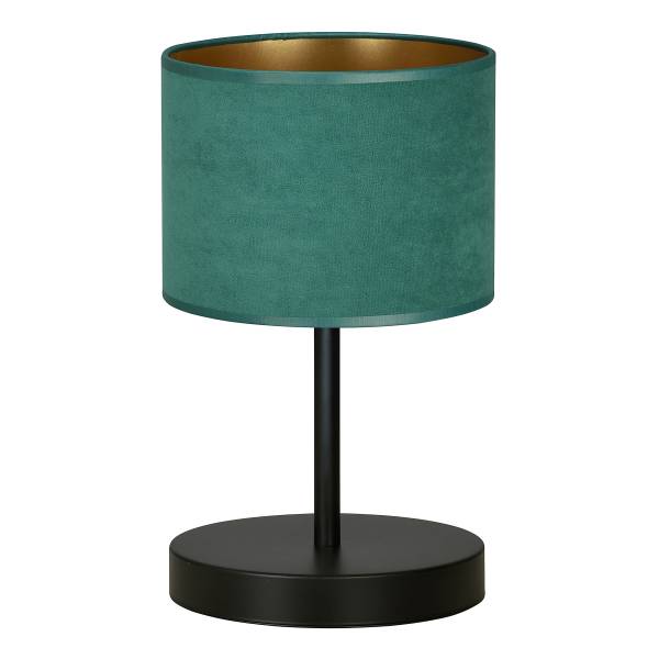 Tafellamp Hilde staal/katoen - donkergroen