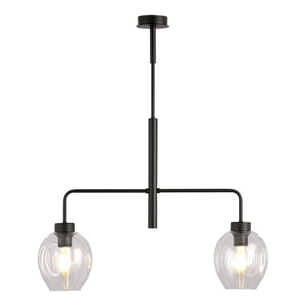 Suspension Lukka Acier / Verre transparent - Translucide