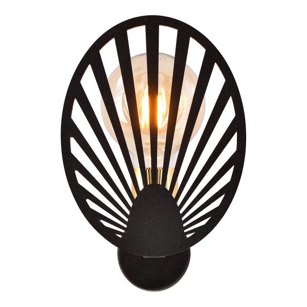 Applique murale Playa Acier - Noir