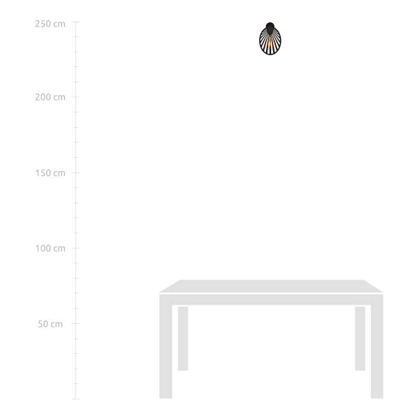 Applique murale Playa Acier - Noir