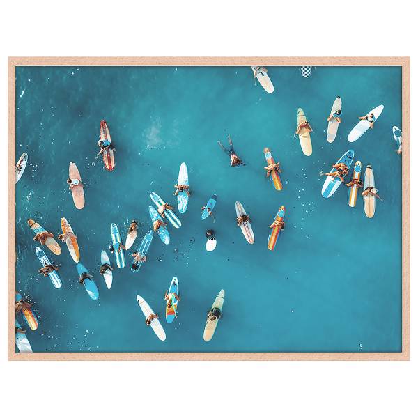 Bild Surfers Buche massiv - Acrylglas - 32 x 42 cm