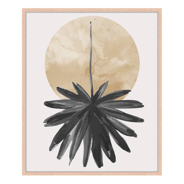 Quadro Golden Twist Faggio massello - Vetro acrilico - 52 x 62 cm