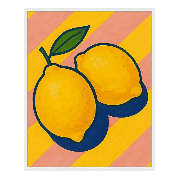 Bild Lemon Pop Buche massiv - Acrylglas - 42 x 52 cm