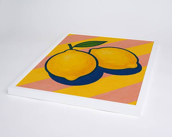 Bild Lemon Pop Buche massiv - Acrylglas - 42 x 52 cm