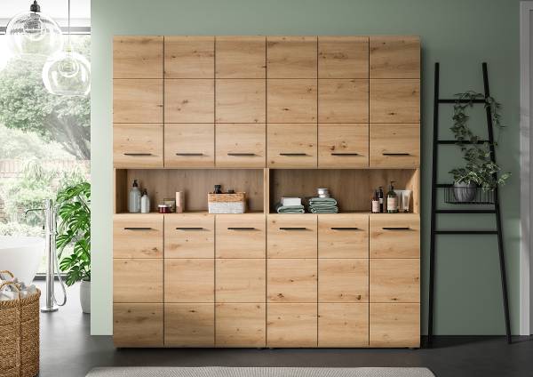 Badset Amethian 2-teilig Kombi E Eiche Artisan Dekor