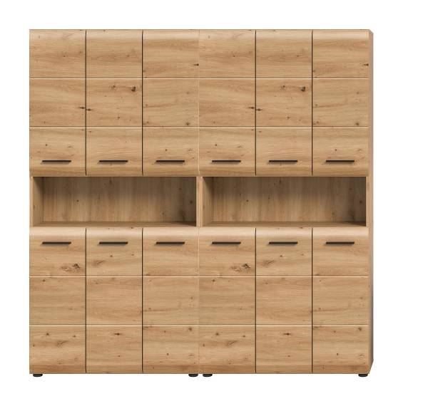 Badset Amethian 2-teilig Kombi E Eiche Artisan Dekor