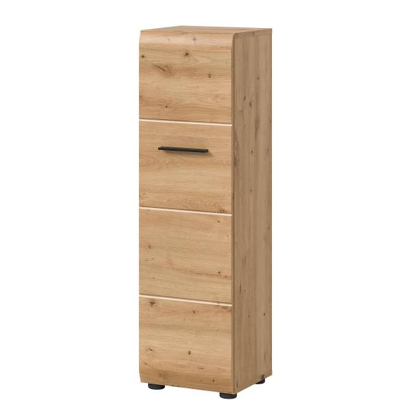 Halfhoge kast Amethian 1 deur Artisan eikenhouten look