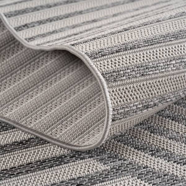 Outdoorteppich Desert 1301 Polypropylen - Grau - 160 x 230 cm