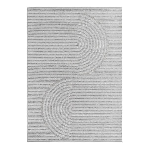 Outdoorteppich Desert 1301 Polypropylen - Grau - 280 x 370 cm