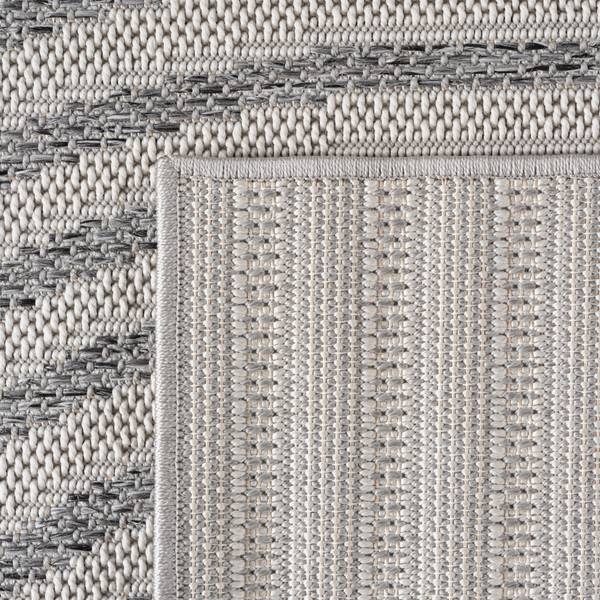 Outdoorteppich Desert 1301 Polypropylen - Grau - 280 x 370 cm