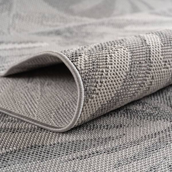 Outdoorteppich Desert 1303 Polypropylen - Grau - 240 x 340 cm