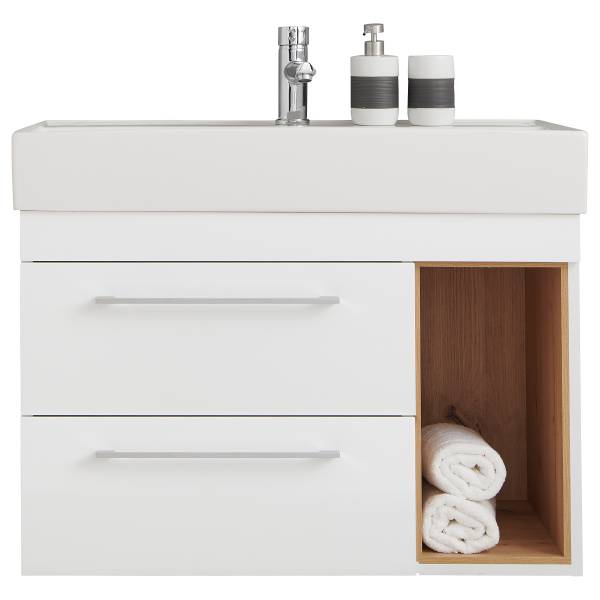 Badset Vastag 3-teilig Holzwerkstoff - 115 x 141 x 47 cm