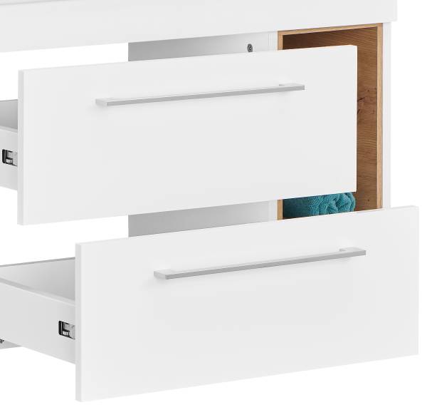 Badset Vastag 3-teilig Holzwerkstoff - 115 x 141 x 47 cm