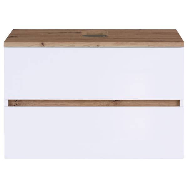 Badset Padosa 5-teilig Waschtisch 80 cm Holzwerkstoff - 160 x 182 x 47 cm