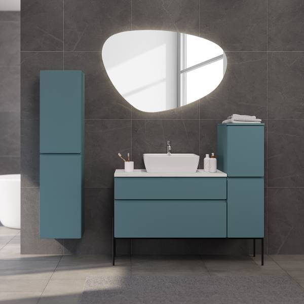 Set di 4 mobili da bagno Balatoni Blu scuro