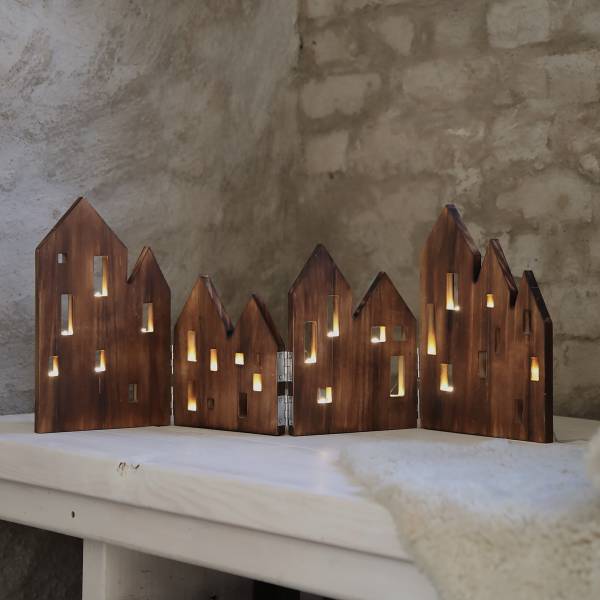 Oggetto decorativo View Pino massello - Marrone