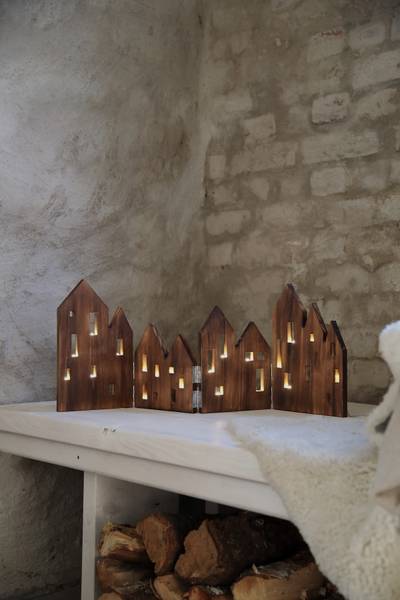 Oggetto decorativo View Pino massello - Marrone