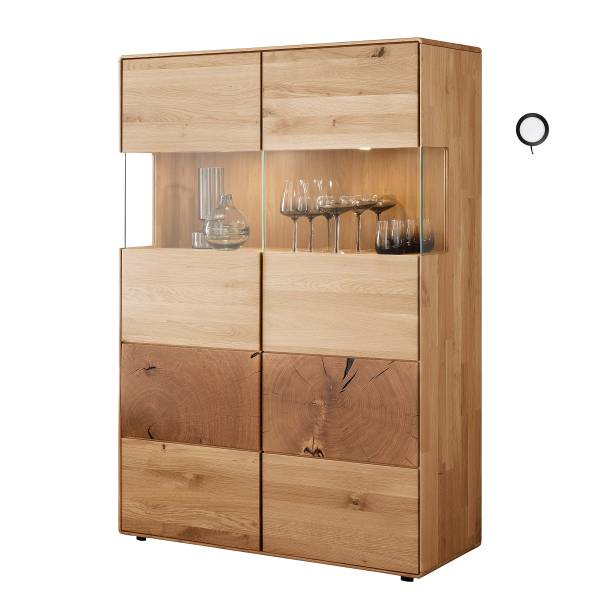 Credenza con illuminazione Mieva rovere