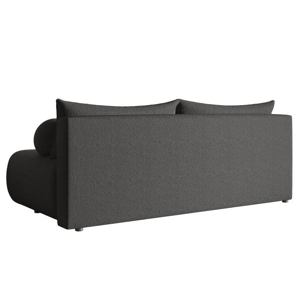 Divano letto Dandelino Mini Nero - Bouclé