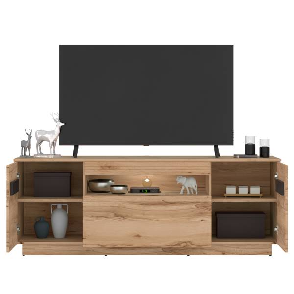 TV-Lowboard Boruga - 177 cm Eiche Dekor