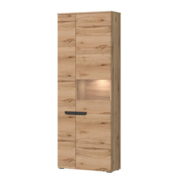 Vitrinekast Boruga eikenhouten look
