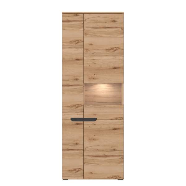 Vitrinekast Boruga eikenhouten look