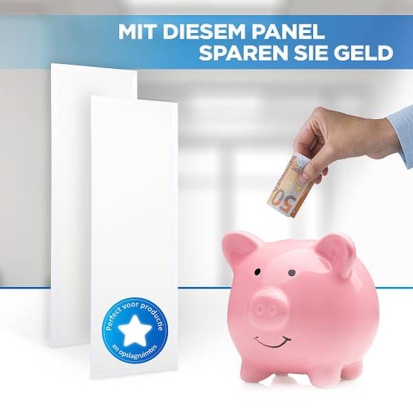 LED-Panel Back-Lit 10675 120x30 6er-Set Polypropylen / Aluminium - 1-flammig