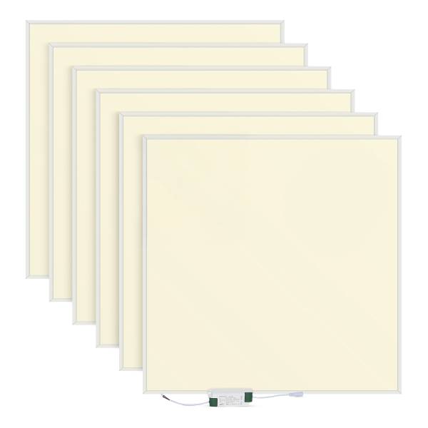 LED-paneel Back-Lit 10545 62x62 6 st. polypropeen/aluminium - 1-lichts