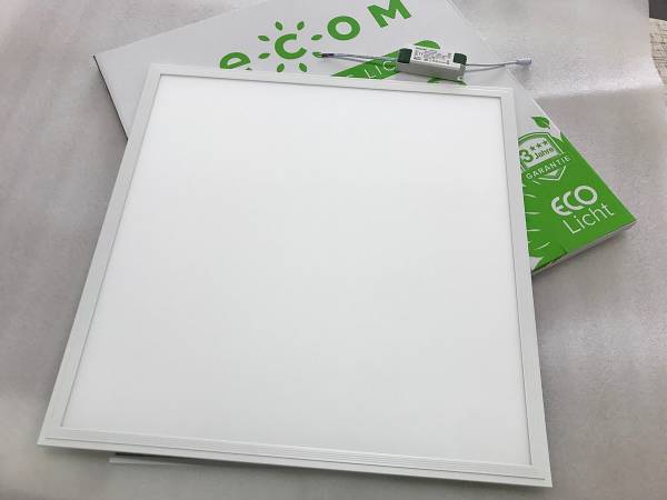 LED-paneel Lecom 12457 62x62 set van 10 polypropeen/aluminium - 1-lichts