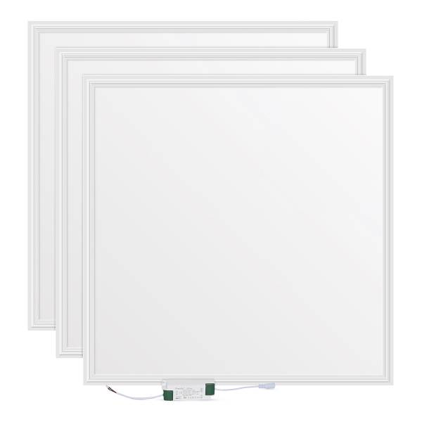 LED-Panel Lecom 10781 62x62 3er-Set Polypropylen / Aluminium - 1-flammig