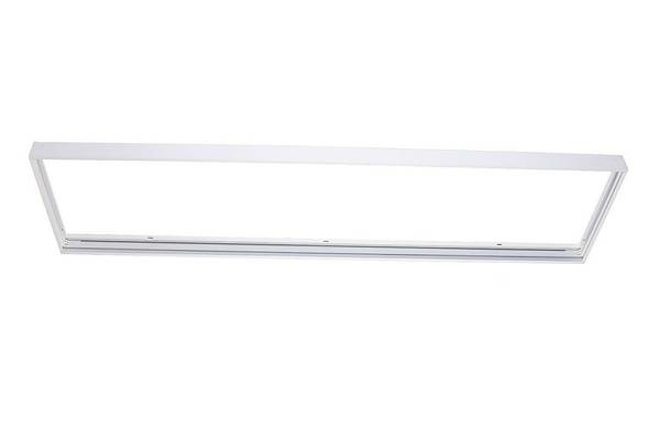 Set 6 cornici per lampada Lecom 10651 Alluminio - Bianco