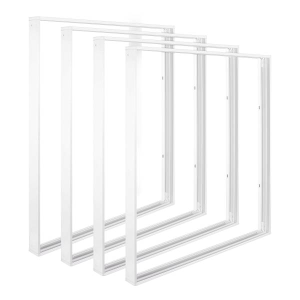 Aufbaurahmen Lecom 13799 4er-Set Aluminium - Weiß