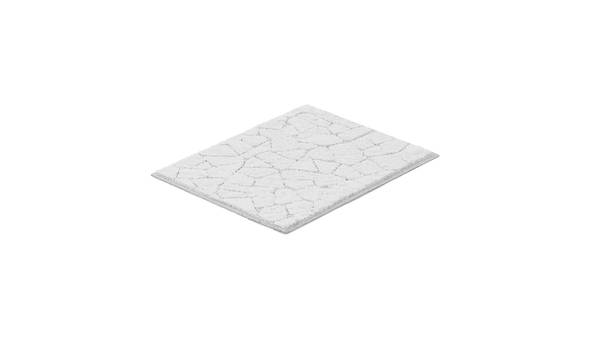Tappetino da bagno Terazzo Bianco crema - 40 x 50 cm