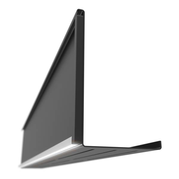 Küchenzeile ARCOO 210cm mit Passepartout Eiche Hell Dekor / Weiß