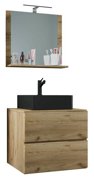 Set di 2 mobili Lendas 60 cm A Effetto quercia