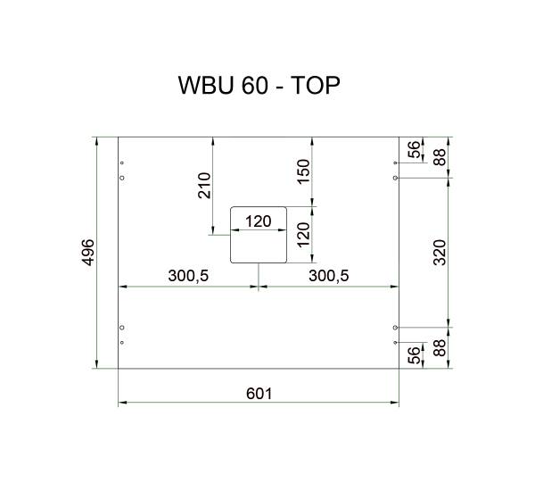 Set di 2 mobili Lendas 60 cm A Effetto quercia