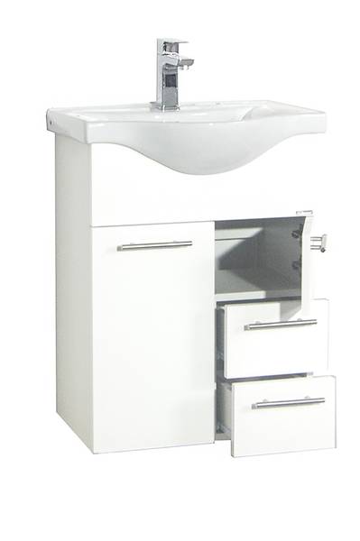 Waschtisch Lisalo 2 Schubladen Weiß