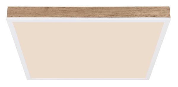 LED-Deckenleuchte Doro Acrylglas / Aluminium - 1-flammig - Braun