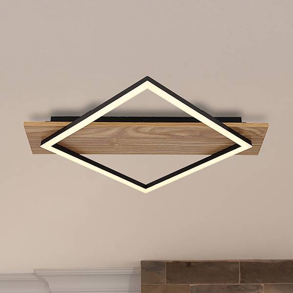 LED-Deckenleuchte Beatrix Typ E Acrylglas / Eisen - 1-flammig